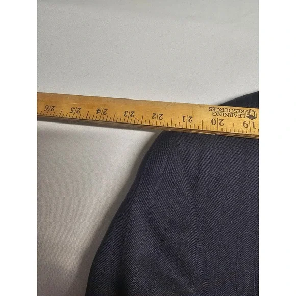 Richard B Wilkinson Mens Pinstripe Blazer Jacket Navy Charcoal Union Made - Picture 4 of 9